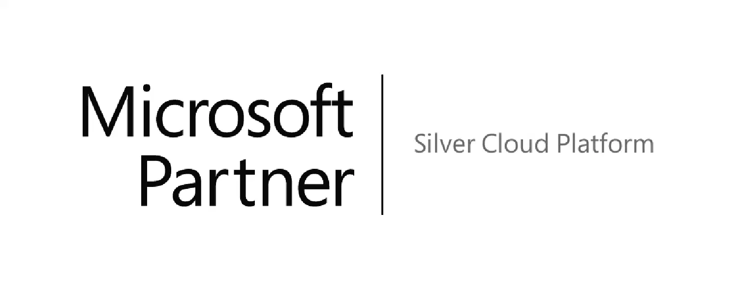 Das Logo der Silber Partnerschaft von Microsoft.