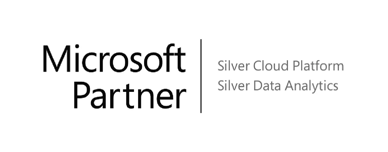 Das Logo der Silber Partnerschaft von Microsoft.