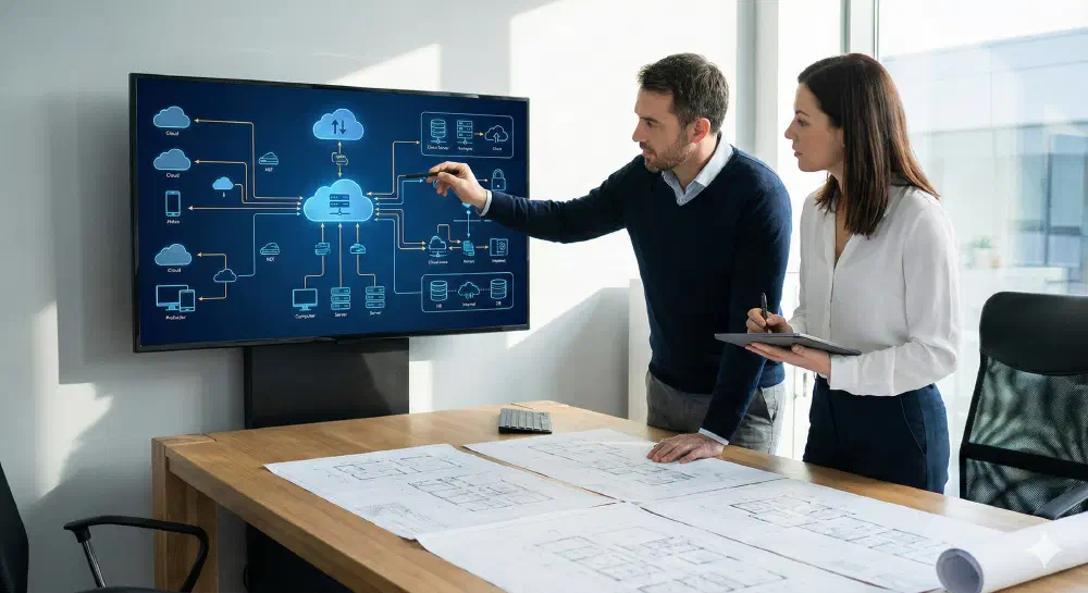 Technologie, die dein Business versteht. Logo