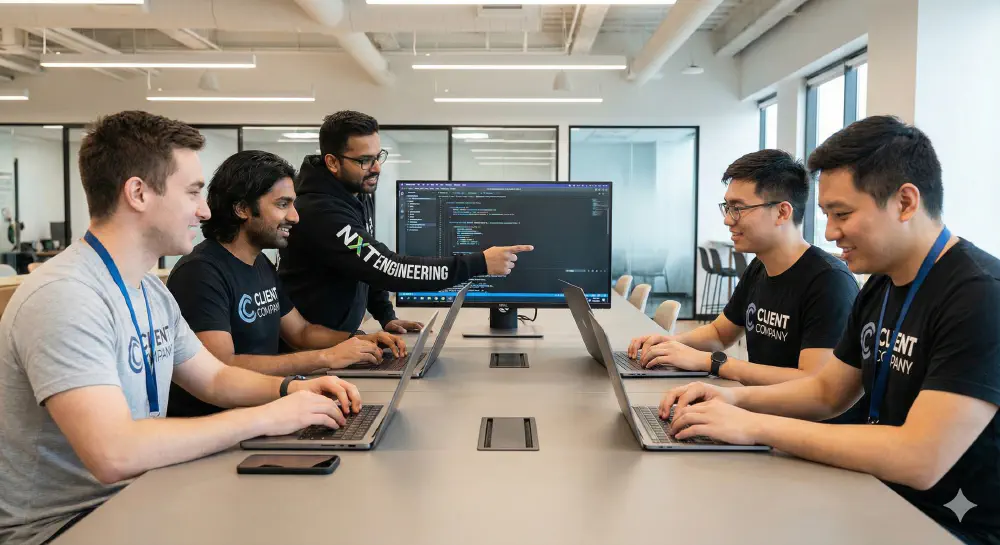 Engineering Power für dein Team. Logo